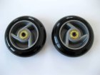 Speed Wheelz 101mm silver ... with bearings, set of 2