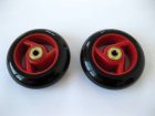Speed Wheelz 101mm red ..... with bearings, set of 2